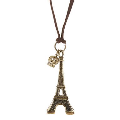 Colar com Pingente Torre Eiffel